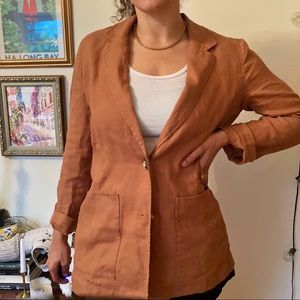 Madewell Linen Dorset Blazer (NWT)